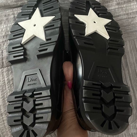 Dior Black Leather Loafers - Picture 4 of 11